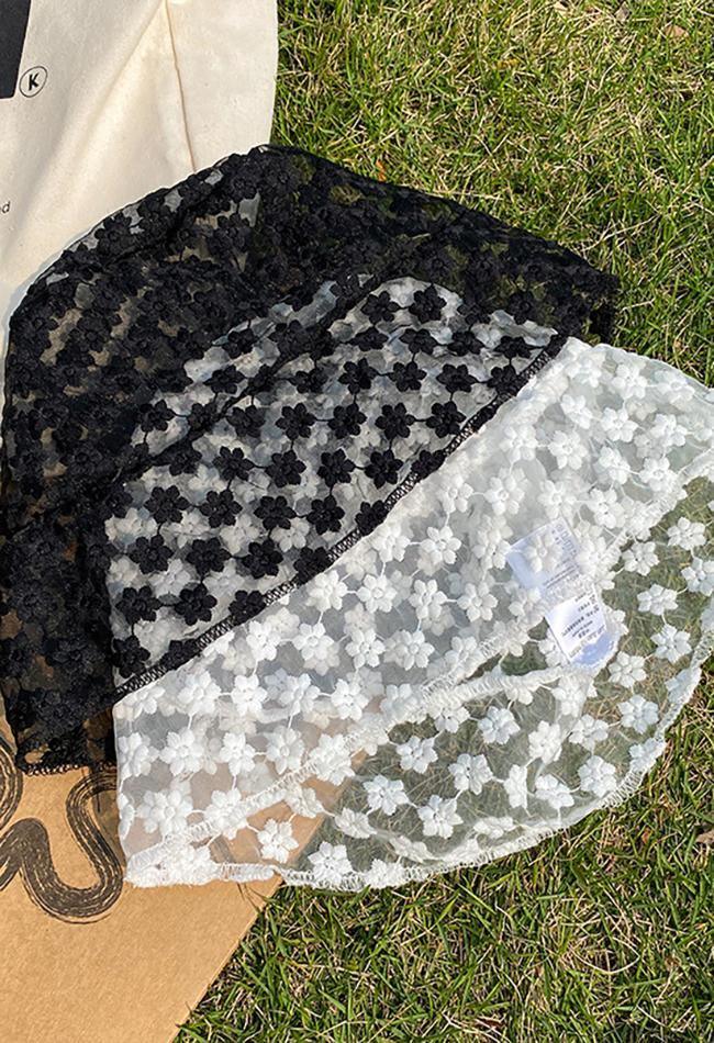 Flower Lace Bucket Hat