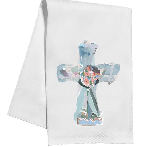 Blue Cross Kitchen Towel
