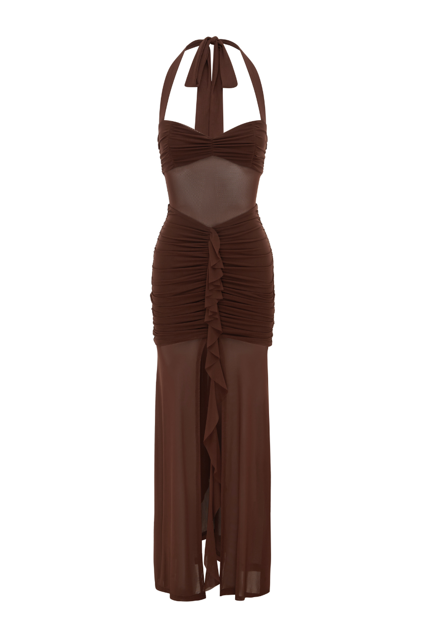 Tallula Maxi Dress - Espresso