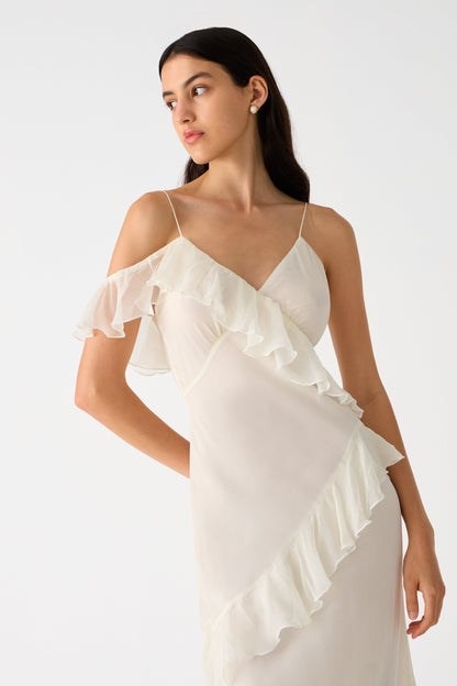 Misha Sutton Silk Gown - Ivory