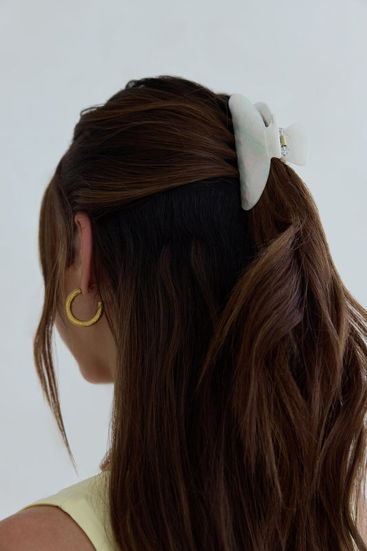 Sundown Claw Clip White