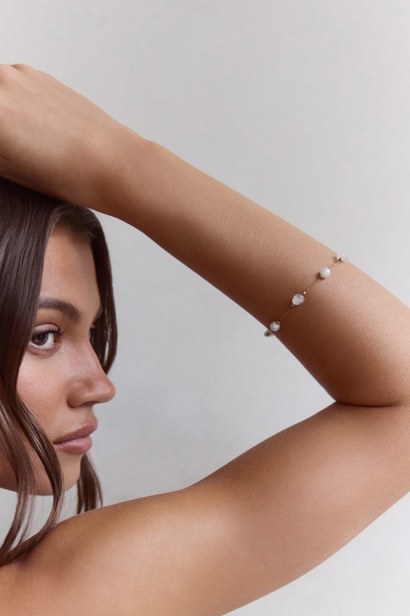 Island Girl Bracelet Gold Pearl