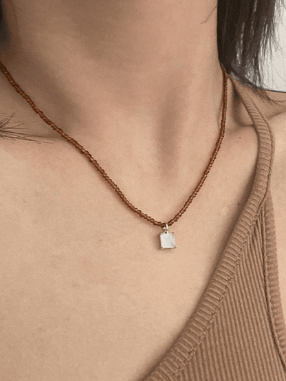 2pcs Y2K pearl necklace