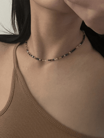 2pcs Y2K pearl necklace