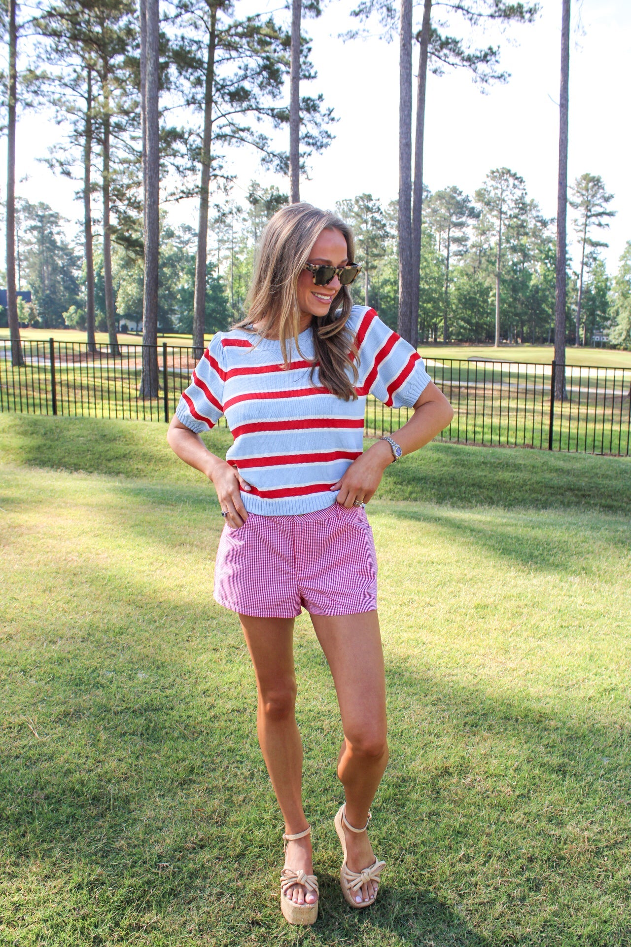Macy Gingham Shorts
