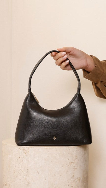Sweetie Shoulder Bag - Black PU