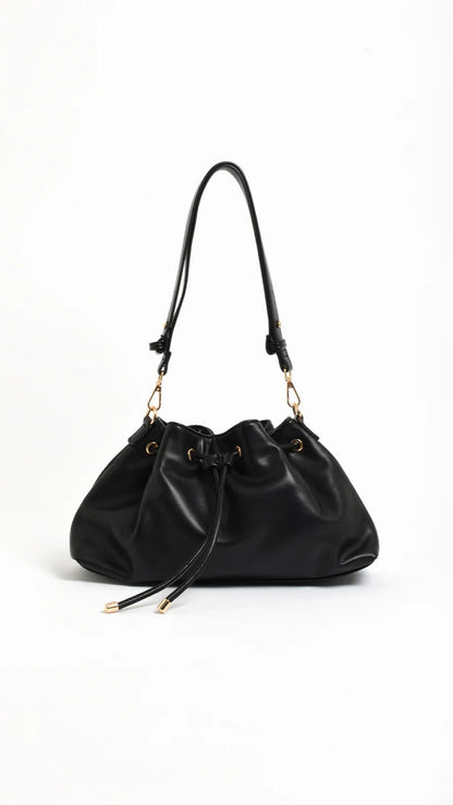 Scout Gathered Handbag - Black