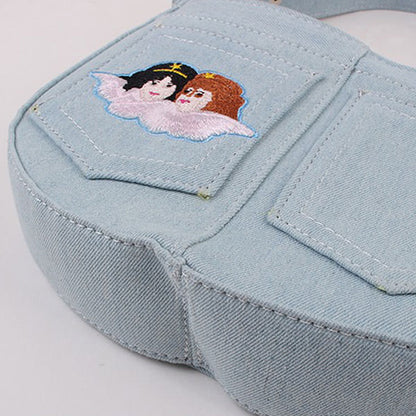 Angel Embroidery Wand Bag