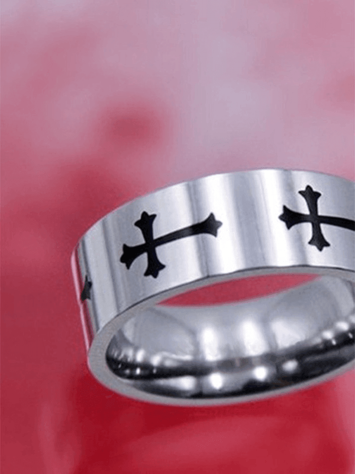 Cross Pattern Ring