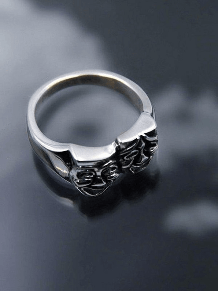 Smile & Cry Punk Ring