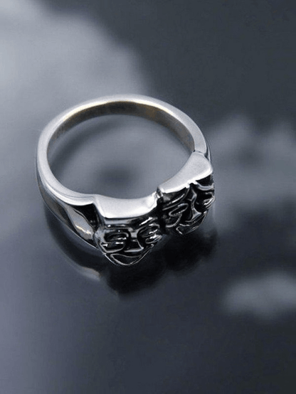 Smile & Cry Punk Ring