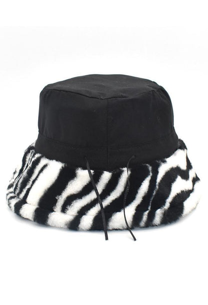 Warm fuzzy print bob