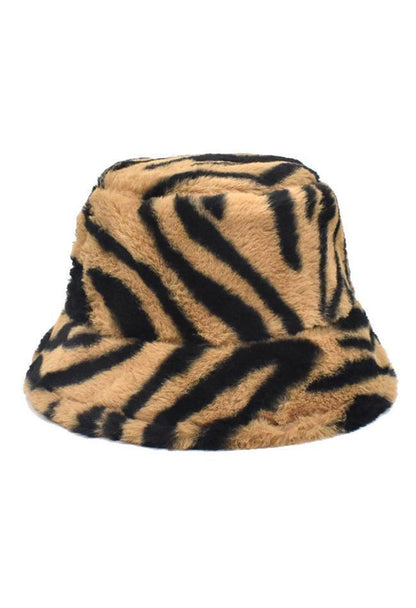 Warm fuzzy print bob