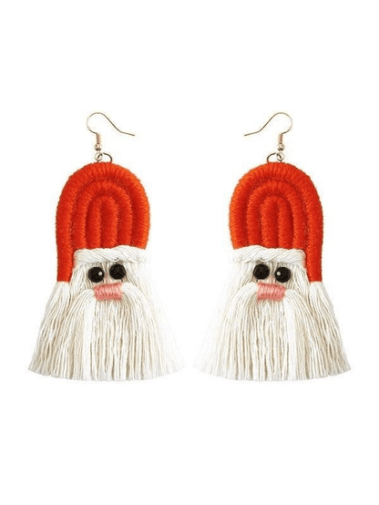 Christmas Fringe Earring