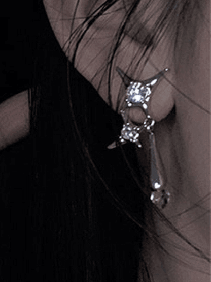 Astral Rhinestone Decor Earrings