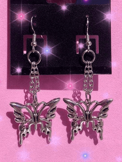 Vintage Butterfly Earrings