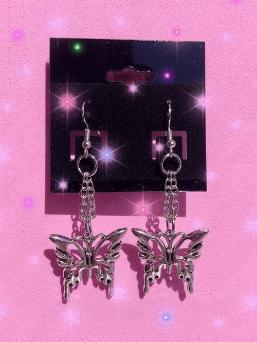 Vintage Butterfly Earrings