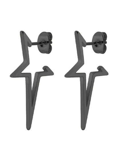 Irregular Chunky Star Drop Earrings