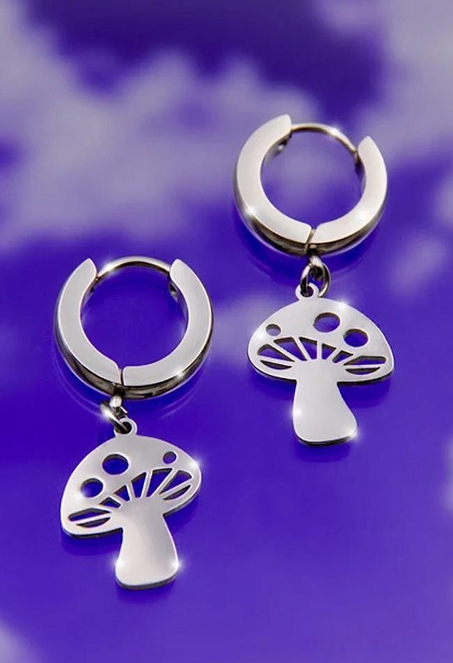 Mushroom shaped earrings