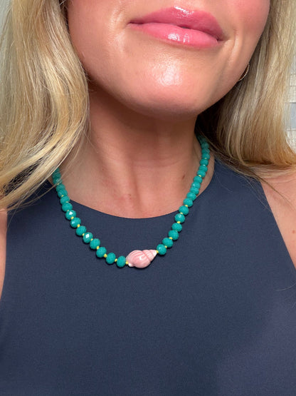 Colette Shell Beaded Necklace