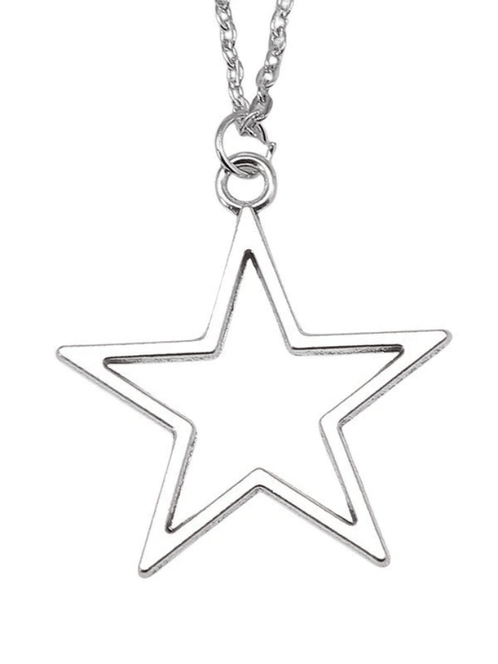 Hollow Out Star Charm Necklace