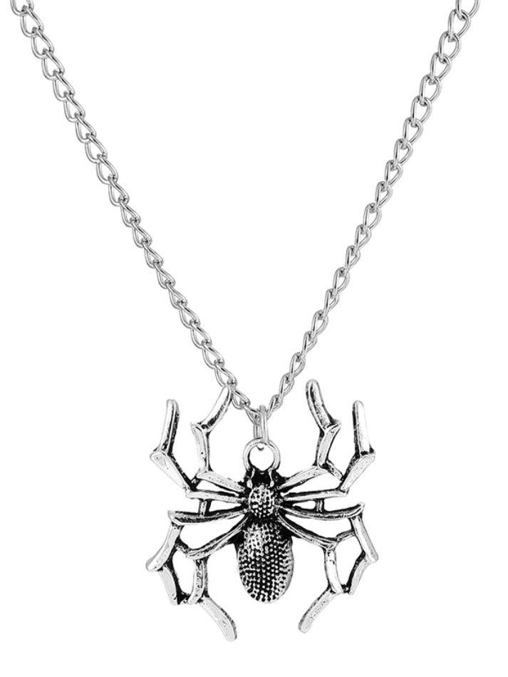 Vintage Spider Charm Necklace