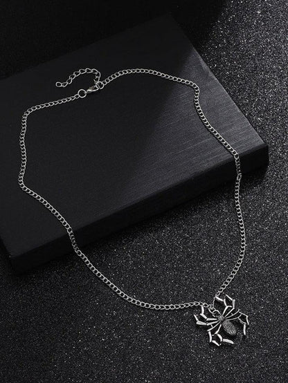 Vintage Spider Charm Necklace
