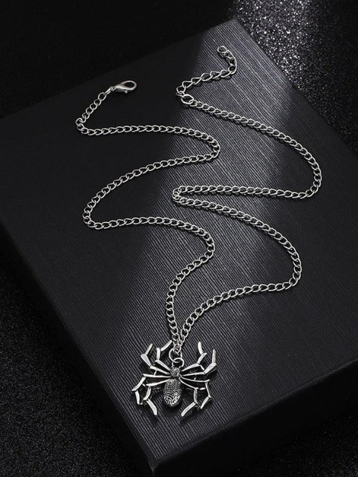 Vintage Spider Charm Necklace