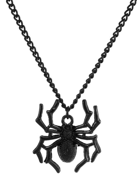 Vintage Spider Charm Necklace