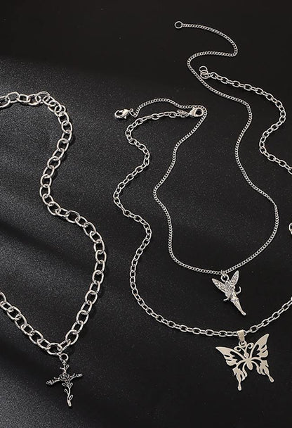 Butterfly Layered Necklace
