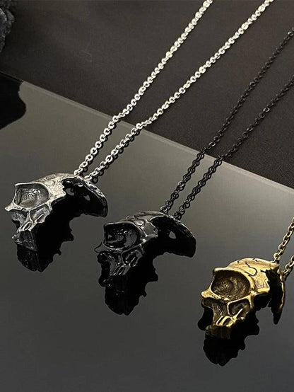 Gothic Skull Pendant Necklace