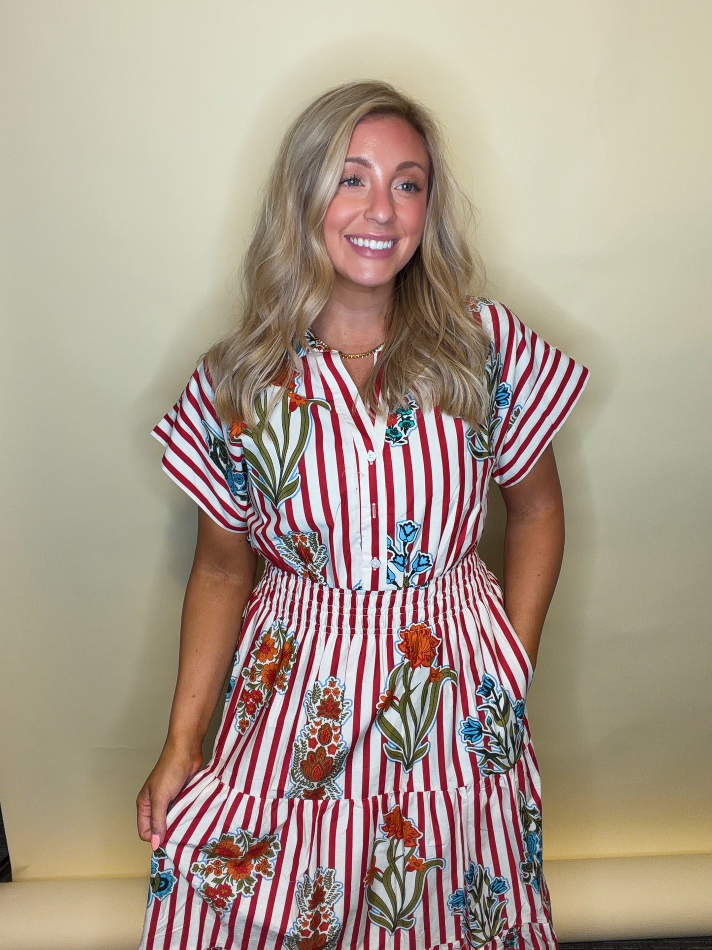 Celeste In Bloom Midi Dress