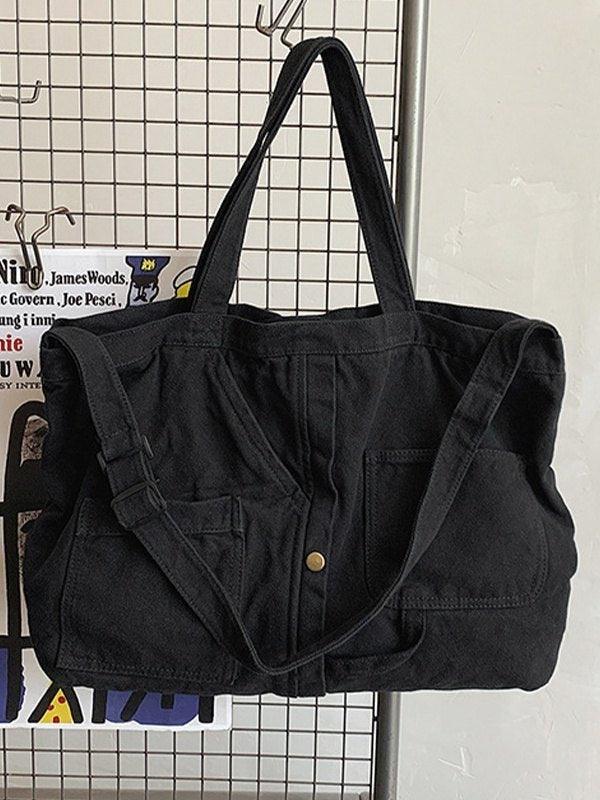 Large Vintage Wash Shoulder Bag