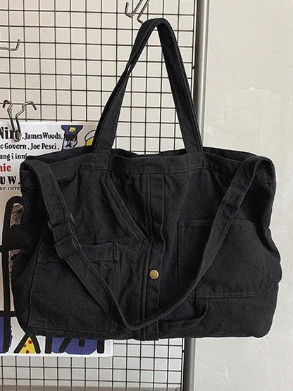 Large Vintage Wash Shoulder Bag