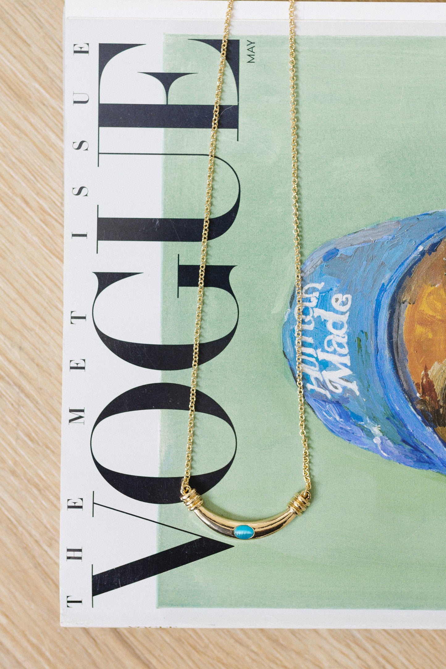 On the Horn Necklace