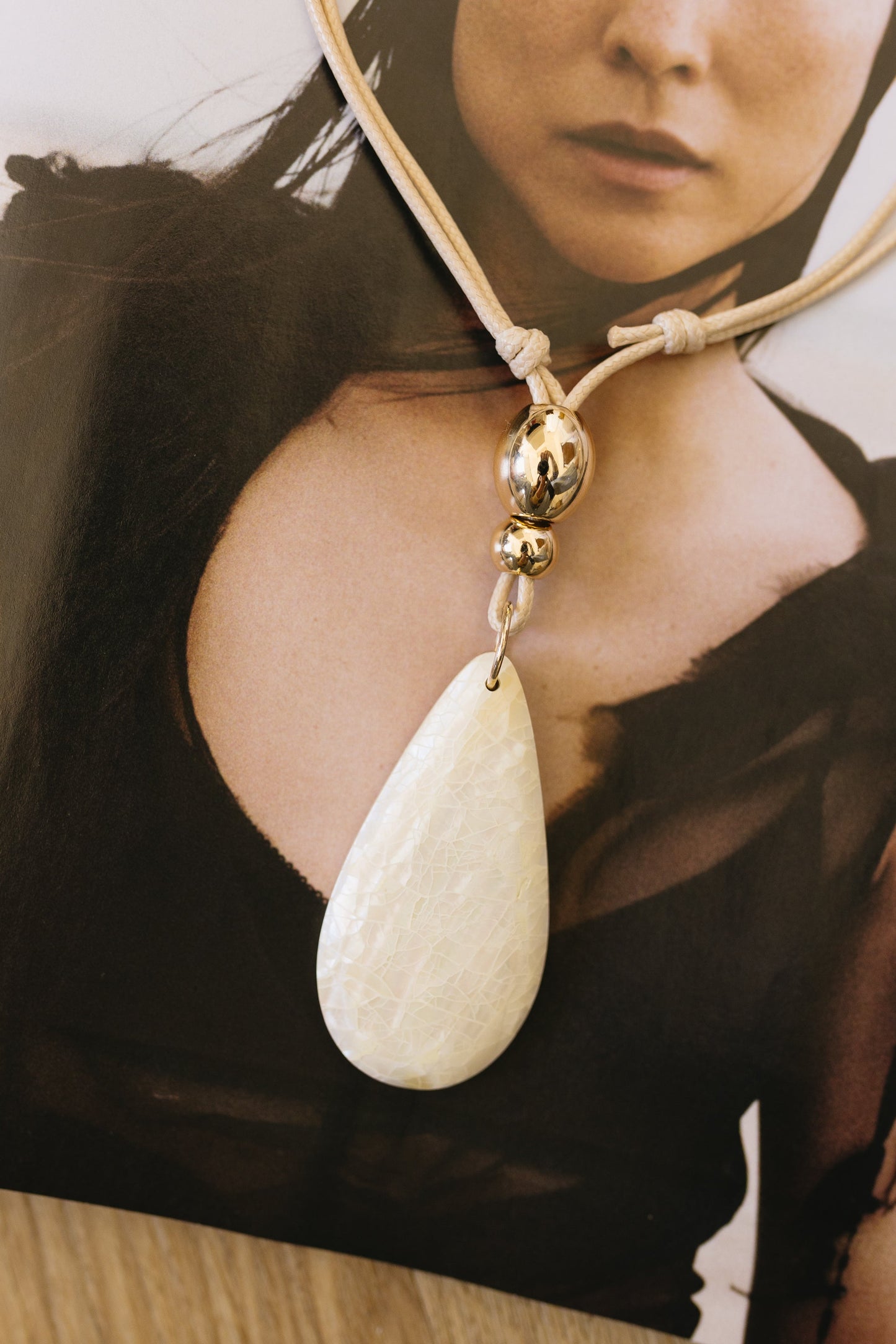 Pearl Glow Drop Necklace