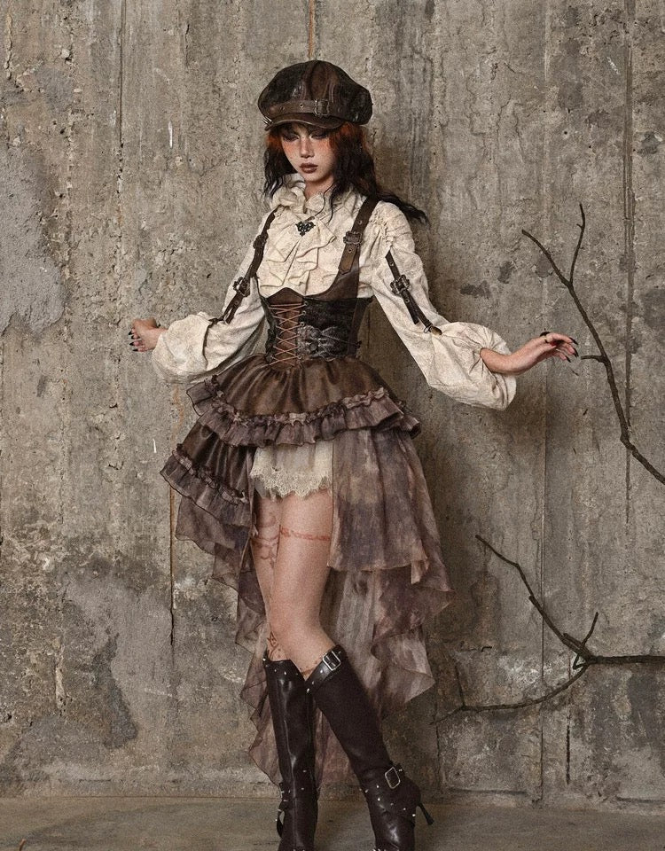 Boho pirate underbust dress