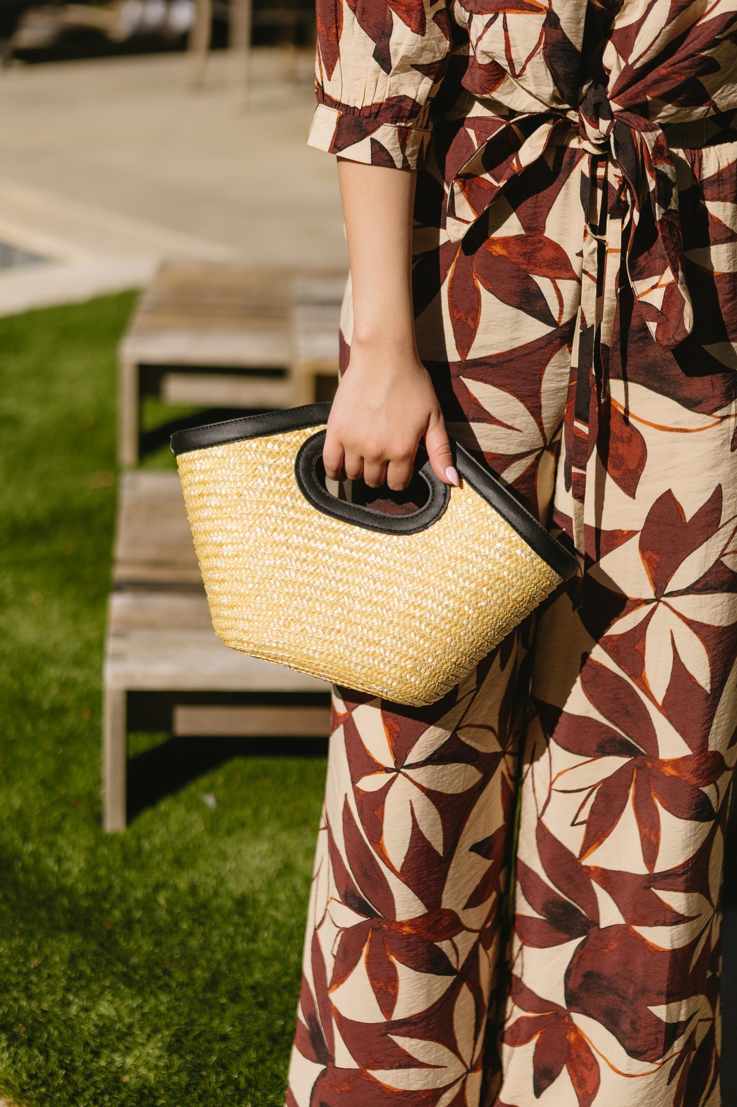 Carson Straw Bag
