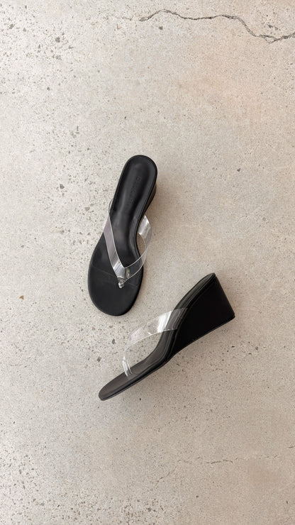 Tiggy Wedge - Clear / Black