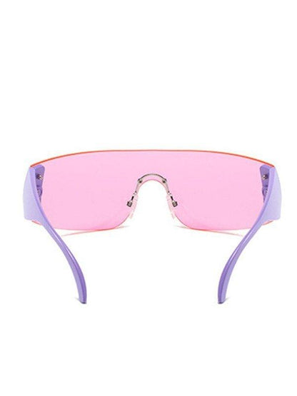 Y2K Futuristic Rimless Sunglasses