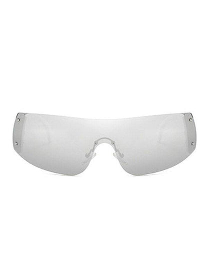 Y2K Futuristic Rimless Sunglasses