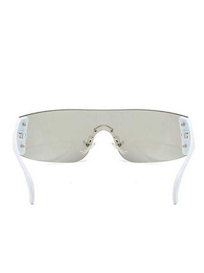 Y2K Futuristic Rimless Sunglasses