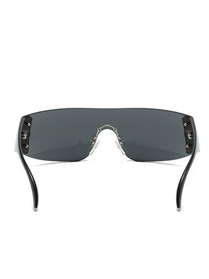 Y2K Futuristic Rimless Sunglasses