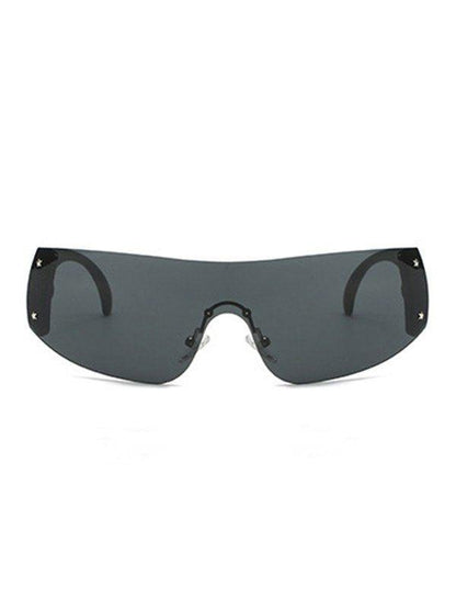 Y2K Futuristic Rimless Sunglasses
