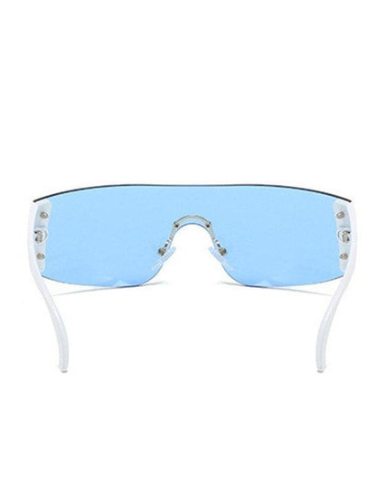 Y2K Futuristic Rimless Sunglasses