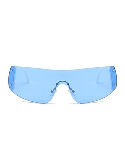Y2K Futuristic Rimless Sunglasses