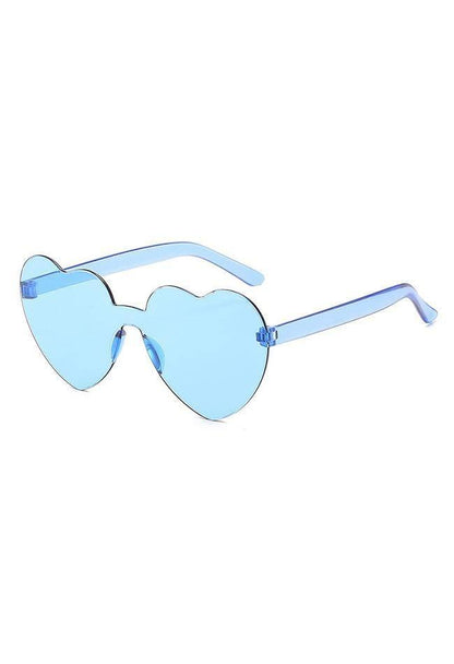 Heart frame sunglasses