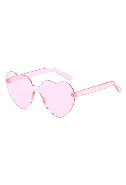 Heart frame sunglasses