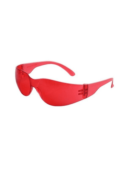 Clear wraparound sunglasses