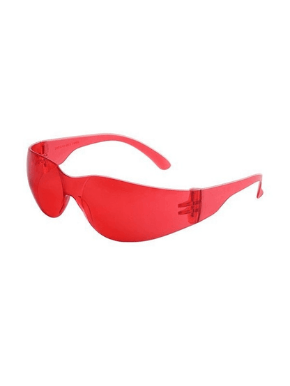 Clear wraparound sunglasses